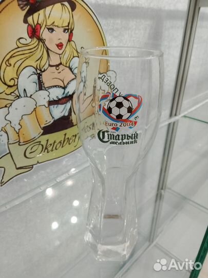Евро2004 Бокал пивной 0,5л Старый мельник