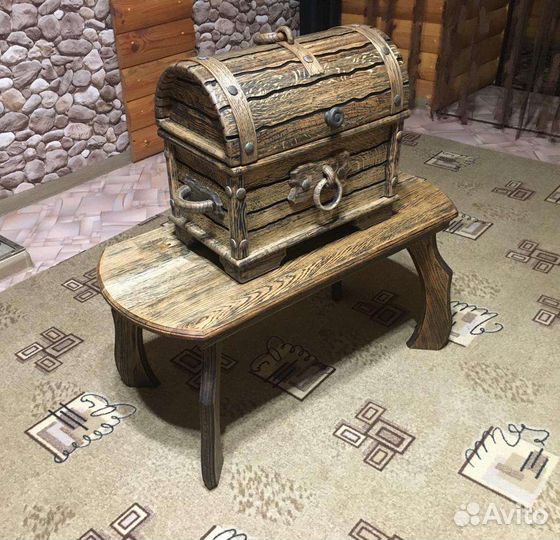 Сундук дубовый