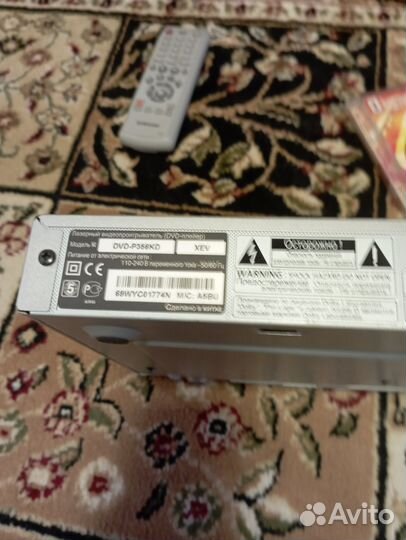Видеоплеер samsung dvd-p366kd с караоке