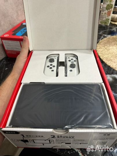 Nintendo Switch oled чип с играми