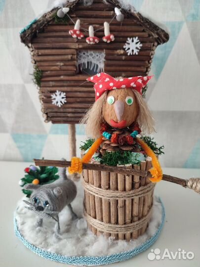 Поделка Баба Яга