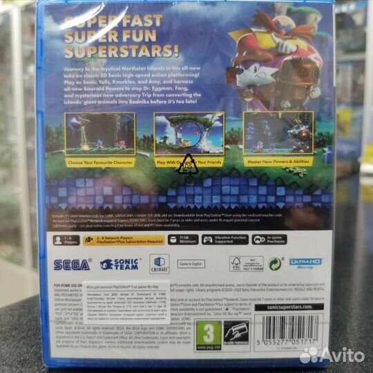 Sonic Superstars PS5 (новый)