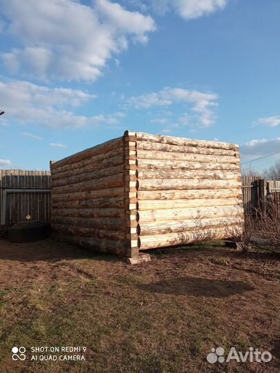 Сруб бани 3х4