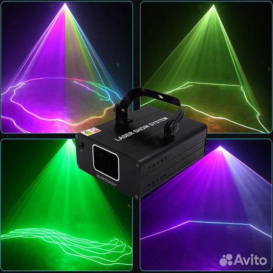 Лазер RGB(очень крутой яркий лазер) новый