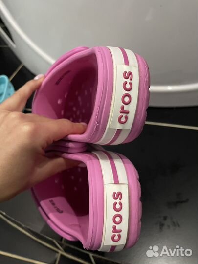 Сандалии детские для девочки Crocs 34-35 размер