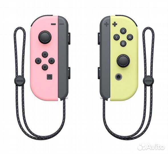 Набор из двух контроллеров Joy-Con Сontrollers (пастельный розовый / пастельный желтый)