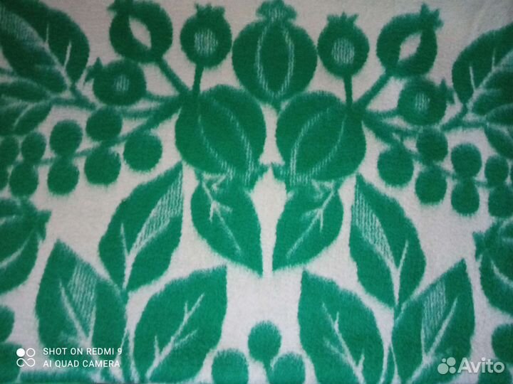 Одеяло шерстяной СССР, байковое и плед