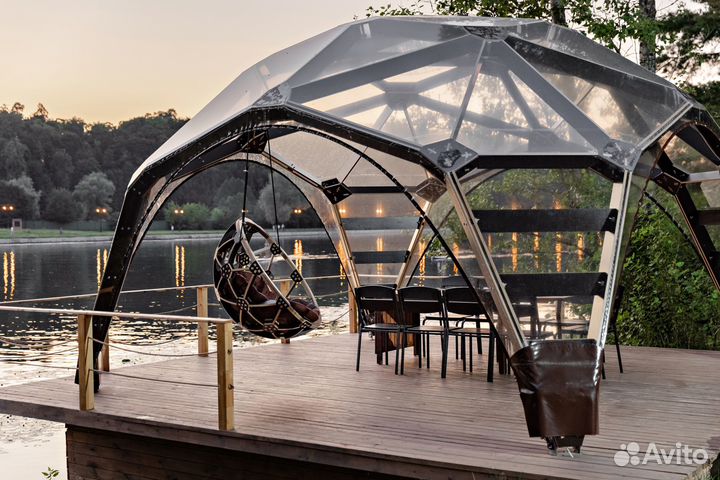 Геокупол сферический шатер для глэмпинга х5 long