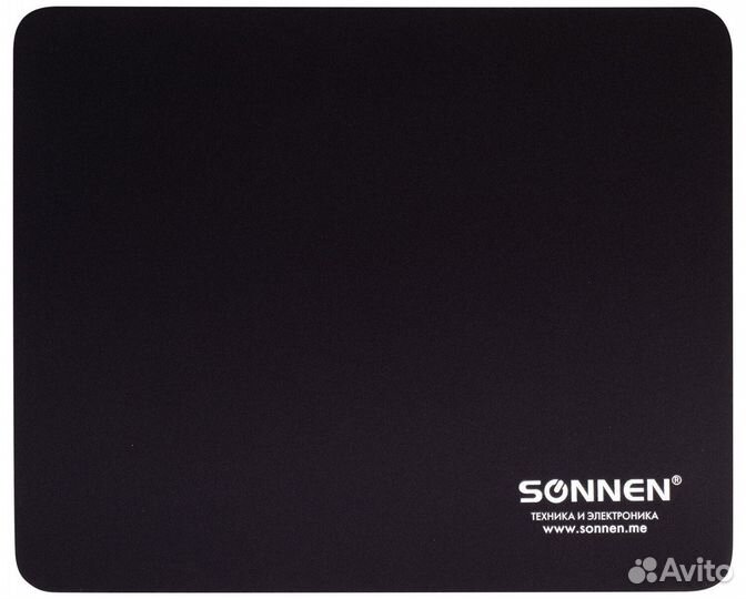 Коврик для мыши Black резина+ткань 22*18*0.3см