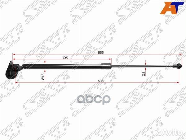 Амортизатор крышки багажника subaru impreza 07