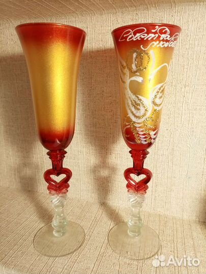 Бокалы для жениха и невесты