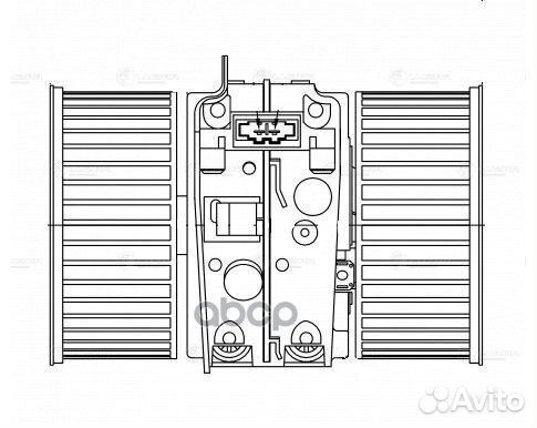 Вентилятор отопителя салона для а/м Renault Meg