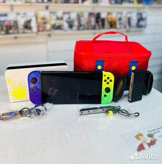 Nintendo switch oled splatoon 3 edition