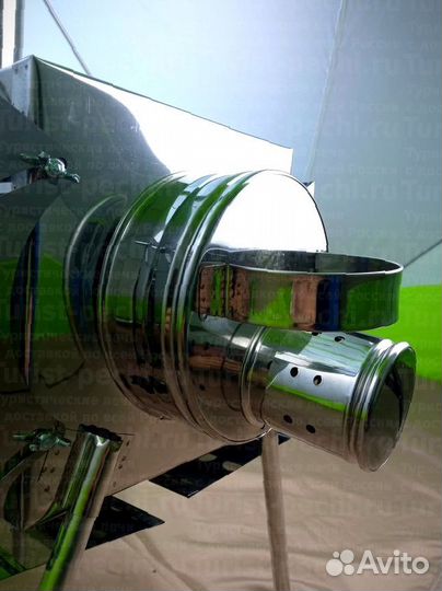 Печь для палатки Малая на 15 л. c 3Д экранами