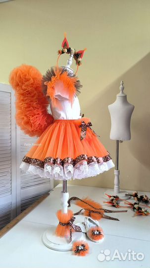 Костюм белки (с хвостом, без хвоста),на заказ