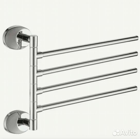 Держатель для полотенец в ванной поворотный