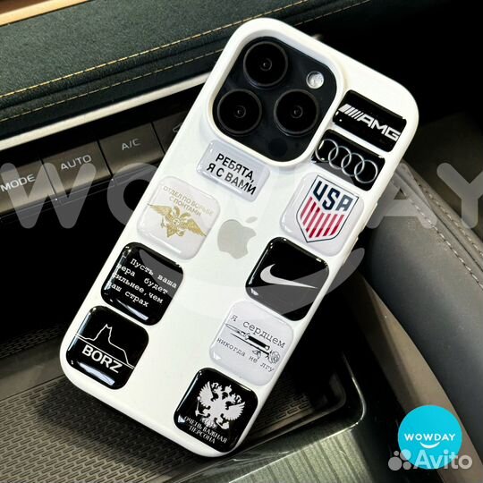 3Д стикеры на телефон с фото и логотипом