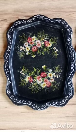 Подносы жестяные, под Жостово