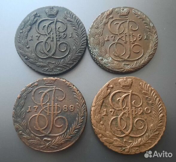 Отборные пятаки Екатерины II