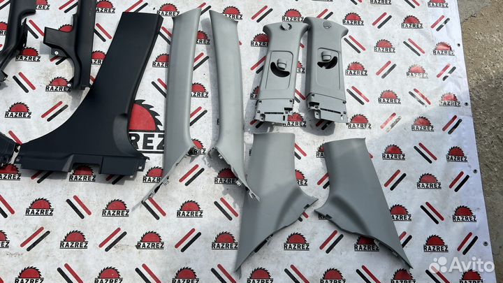 Обшивка салона пластик обшивки стоек lancer 10