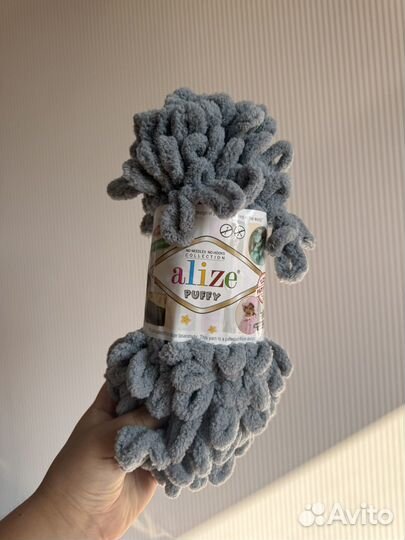 Пряжа alize puffy