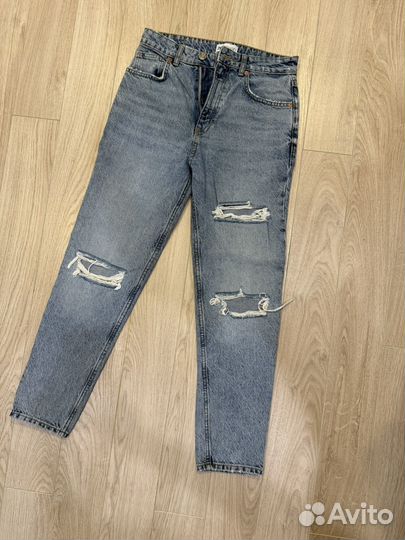 Джинсы zara 36 прямые