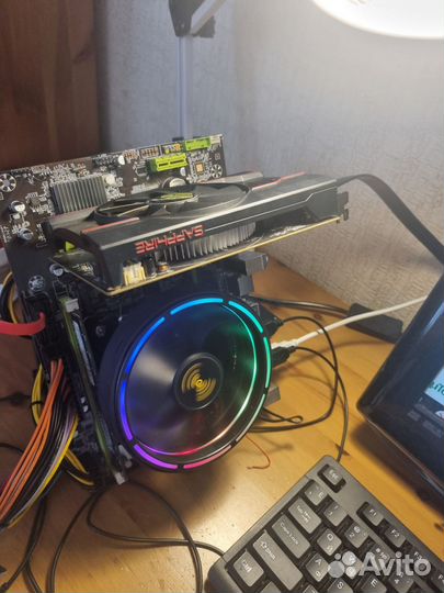 Игровой пк 8 ядер /16/256ssd/rx550