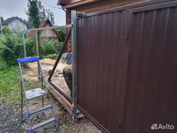 Откатные ворота под ключ