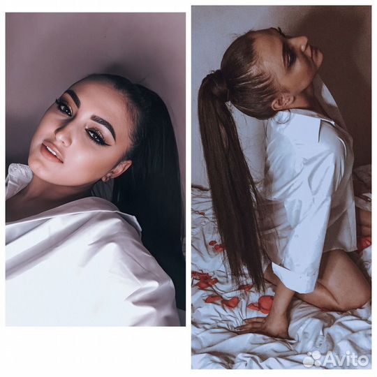 Хвост на резинке.Хвост накладной.Резинка для воло