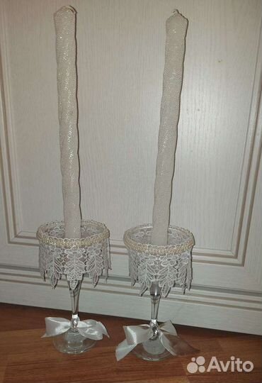 Свечи с подставкой