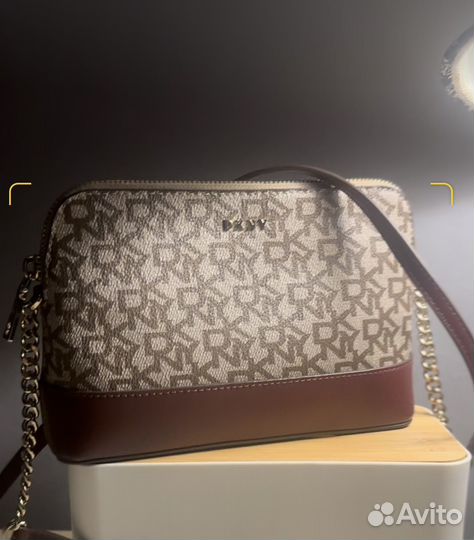 Кожаная кросс-боди dkny оригинальная