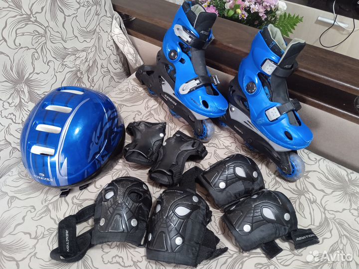 Детские ролики и защита