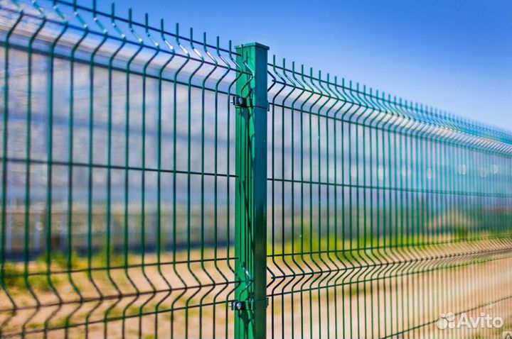 Установка забора из 3D панели