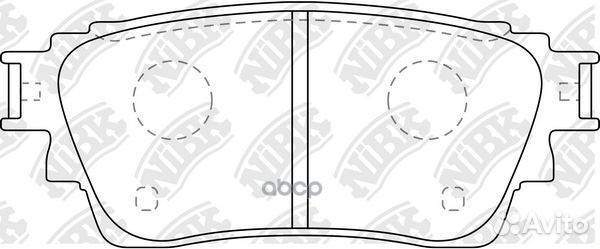 Колод. торм. диск. NiBK PN3815 PN3815 NiBK