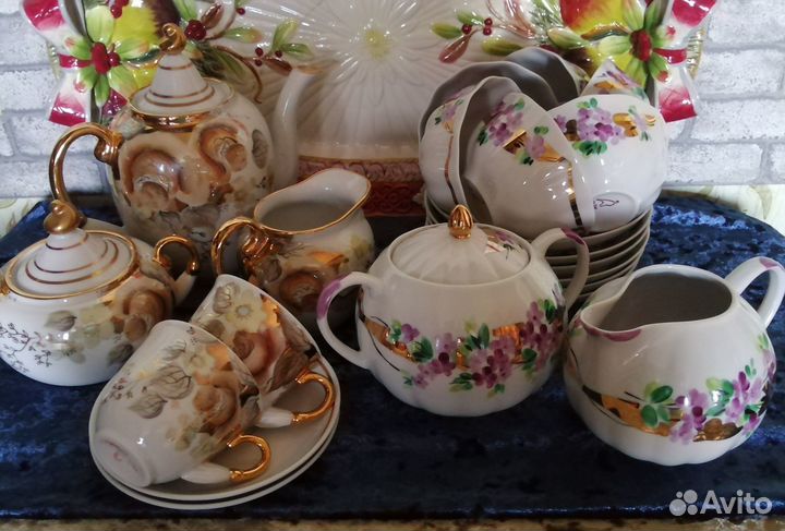 Чайные сервизы Сирень Дулево агашки Бфз