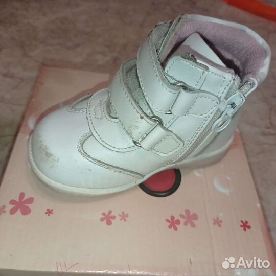 Ботинки для девочки 21 размер