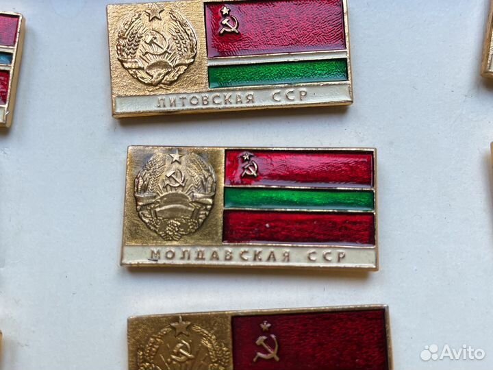 Полный набор значков 