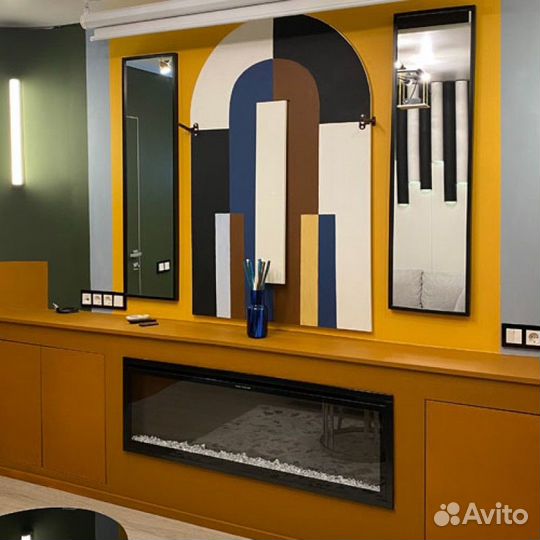 Электрокамин широкий RealFlame Saphir 50 (126см)