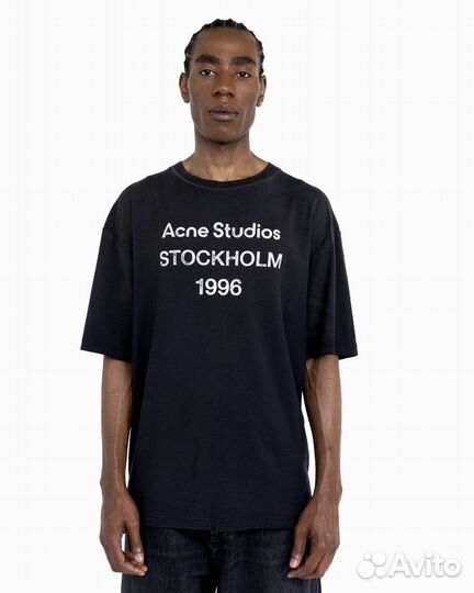 Acne studios футболка oversize (хит 2025)