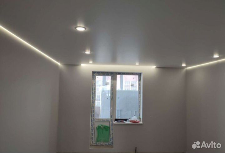 Монтаж натяжных потолков