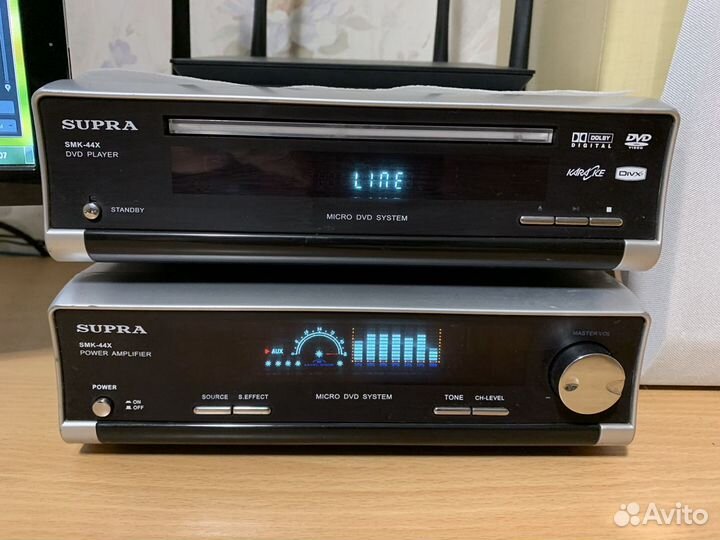 Supra SMK-44X micro DVD System 60 Ватт