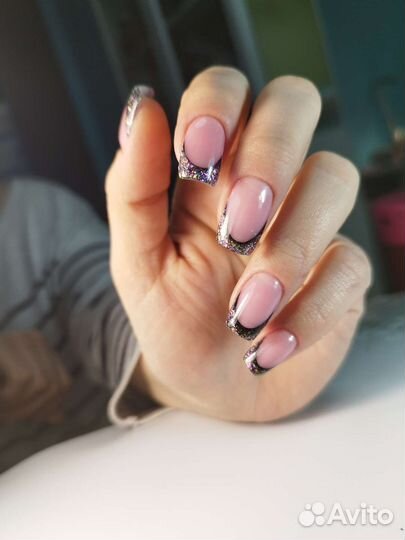 Наращивание арки,аквариумный френч,коррекция