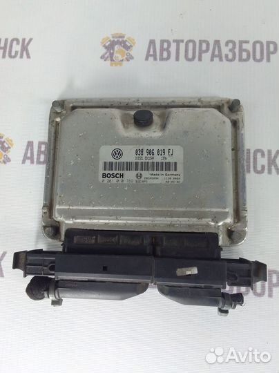 Блок управления двигателем Skoda Octavia I рестайл