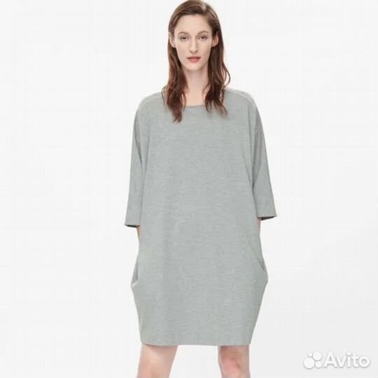 Cos платье-туника трикотажная