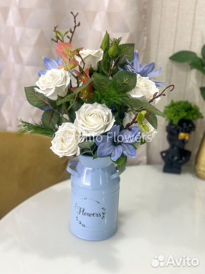 Композиция из мыльных цветов