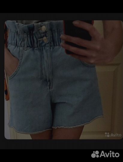 Шорты джинсовые