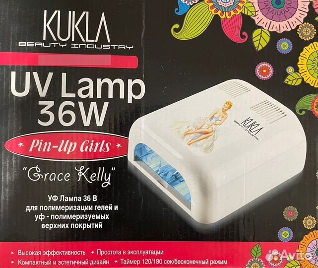 Уф UV лампа для ногтей 36W