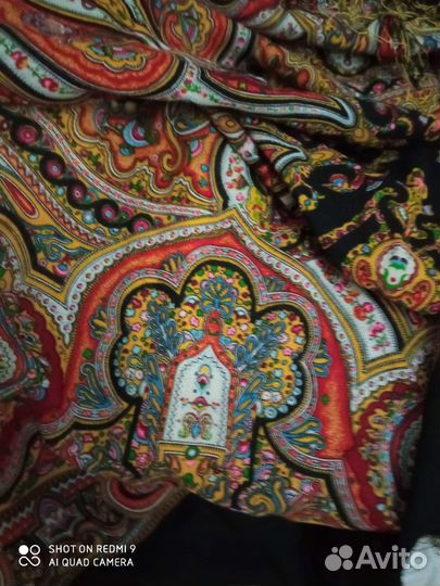 Платок шаль павлопосадский