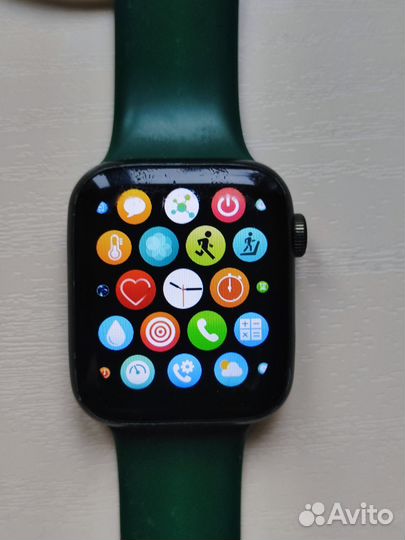 Часы apple watch 7 45 mm green