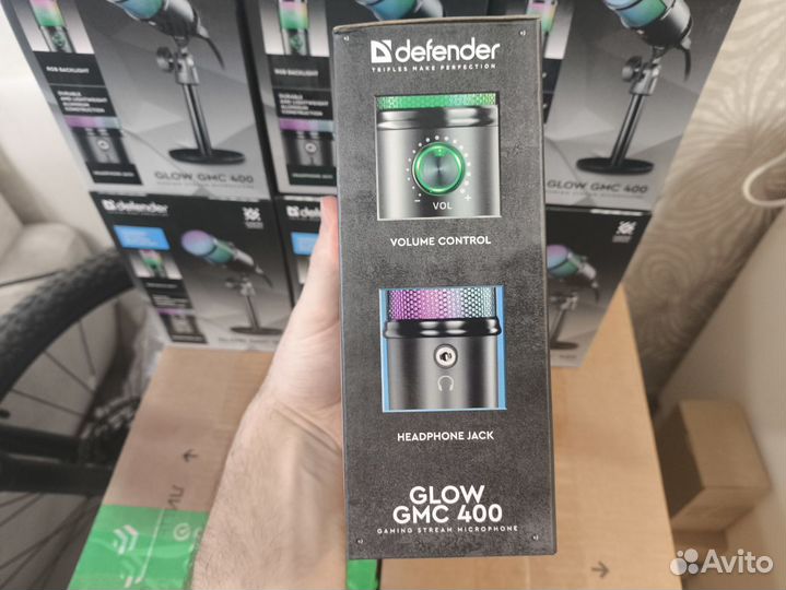 Новый микрофон Defender Glow GMC 400 USB